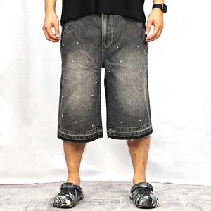 Mens USA Fashion Denim <b>Shorts</b> Vintage Washed Jean Jorts Streetwear Relaxed Fit Casual Summer Bottoms - Product Image 3