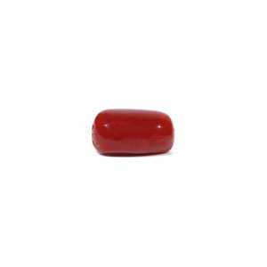 Natural Red Coral Loose Gemstone 3.41 Carat Certified Wholesale Raw - Product Image 3