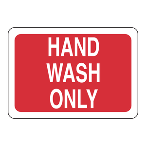 Panneau mural Brady « Lavage des mains uniquement » – Signalisation de sécurité haute visibilité pour laboratoires - Product Image 3