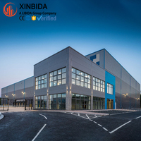 Grande structure en acier préfabriquée à travée libre pour stockage industriel et atelier