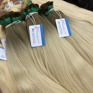 Super vente Cheveux raides en vrac Extensions de cheveux humains Couleur décolorée Super qualité Sans perte Prêt à expédier - Product Image 5