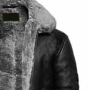 <b>Men</b> Classic Genuine <b>Leather</b> <b>Jacket</b> Soft Comfortable Casual Full Zip Durable Winter Quick Dry Breathable Stand Collar Outerwear - Product Image 3