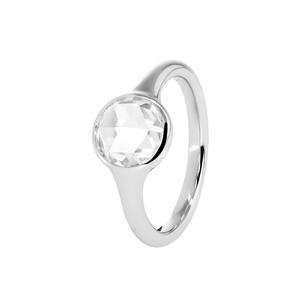 แหวนเพชรแล็บทรงโรสคัท 1.5 กะรัต ทองคำขาว 14K สำหรับผู้หญิง พร้อมวงแหวนแบบเรียว น้ำหนัก 3 กรัม - Product Image 2