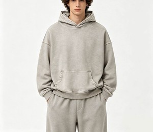 Vente en gros de sweats à capuche oversize, streetwear, graphiques, personnalisables, prêts à la vente au détail - Product Image 4