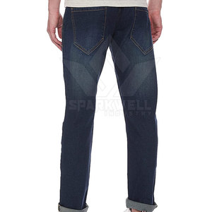 Rugged Men Jeans Pants Durable Stitching Quality Jeans Fabric Casual Lifestyle Clothing Modern Fit - Product Image 2
