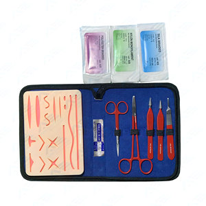Suture Skin <b>Pad</b> Manual <b>Nursing</b> Surgical Practice Dissection Instrument Kit Medical Student Kit Stainless Steel Forceps - Product Image 1