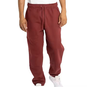 Pantalon de jogging léger pour homme, taille haute, 100 % coton, coupe évasée, coupe-vent, avec logo personnalisé – Grande Vente - Product Image 3
