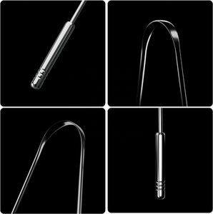Nettoyeurs de langue professionnels, gratte-langue en métal pour la maison, gratte-langue en acier inoxydable avec logo personnalisé pour adultes - Product Image 3