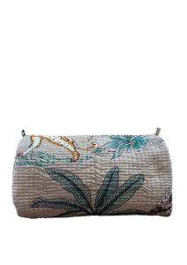 Trousse de Maquillage Personnalisée à Motifs Floraux, Pochette de Voyage pour Cosmétiques, Trousse de Toilette Femme, Cadeau Demoiselle d'Honneur, Lot de 3 Pochettes, Prix de Gros - Product Image 2