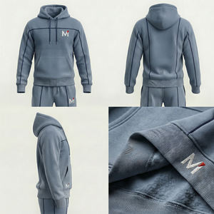 Conjunto Deportivo Unisex de Primera Calidad con Estampado Sólido y Entrega Rápida, Sudadera con Capucha y Pantalones Jogger, Estilo Urbano, EE. UU., Europa, Maluza MetroFit Pro - Product Image 6