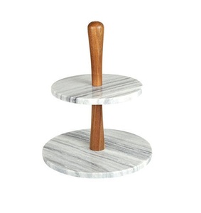 Handmade Two Tier Wooden <b>Cake</b> Stand For Serving Cupcakes Desserts Snacks At <b>Wedding</b> Party Events - Product Image 5