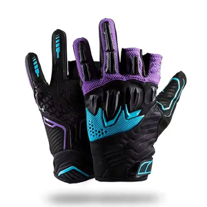 Gants tactiques en cuir à doigts complets pour hommes, accessoires de chasse, vêtements de sport, entraînement en salle de sport, équitation - Product Image 1