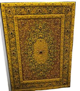 Zardozi Art fait à la main broderie tenture murale tissu de luxe Sculpture pour la décoration intérieure Style élégant pour salon - Product Image 1