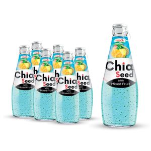 Bebida de Semillas de Chía con Jugo de Tamarindo de Marca Privada Personalizada NAWON, Bebidas en Vaso de Vidrio de 290 ml, Mejor Precio en Vietnam, MOQ Bajo - Product Image 6