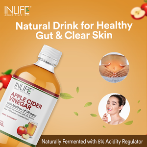 Vinaigre de cidre de pomme avec la mère 500 ml, vinaigre de pomme naturel fermenté, liquide non filtré et non pasteurisé, boisson à usage quotidien - Product Image 3