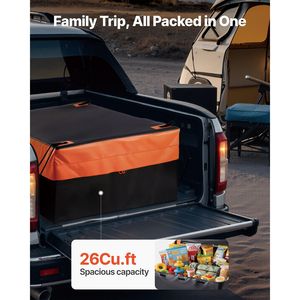 Borsa Impermeabile per Camion in PVC 840D Resistente, 51,18 x 40,16 x 21,85 Pollici (26 Cu. In) Cinghie Elastiche per Controllo Carico (Ft) - Accessori per Fissaggio Merci - Product Image 2