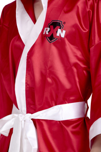 Robe de boxe rouge RXN, robe d'arts martiaux, logo personnalisé, robe d'entraînement pour adultes - Product Image 6