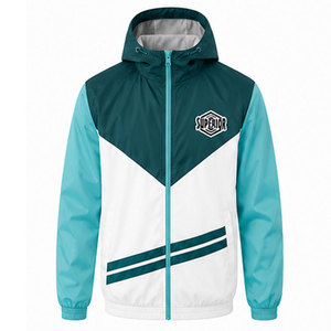 Chaqueta Cortavientos con Capucha para Hombre, Ligera, Impermeable, para Caminar, Senderismo, Ciclismo, Uso Casual, OEM, ODM, Directo de Fábrica - Product Image 1