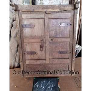 <b>Wooden</b> Window Shutter Wall Decor with Elegant <b>Mirror</b> for Home Décor - Product Image 3