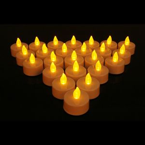 120x Candele LED a Batteria con Effetto Fiamma Realistico Senza Fiamma, Candele Tealight Votive - Product Image 1