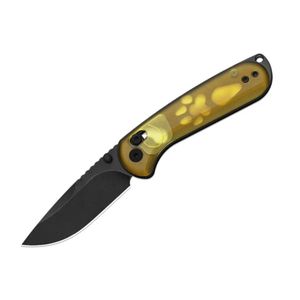 Couteaux pliants classiques avec lame de style Damas tranchante, manche texturé durable et design compact et portable pour le camping et la randonnée - Product Image 3
