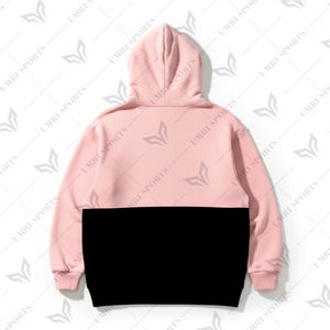 Sudadera con Capucha Personalizada con Logotipo Bordado en Bloques de Color, 100% Algodón Felpa, Estilo Urbano Moderno, Corte Casual para Invierno - Product Image 4