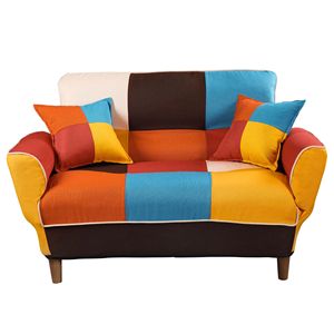 Divano Letto Compatto con Gambe in Legno Massello, Design Colorato - per Intrattenimento Domestico con Video - Product Image 2