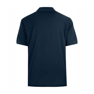 Polo de Manga Corta para Hombre, Color Sólido, Tela Oxford, Corte Regular, Estilo Casual, Diseño con Botones, Tejido Verde - Product Image 5