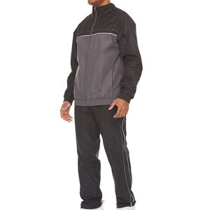 Conjuntos de Chándal Cortavientos para Hombre con Capucha, Casuales, Sólidos, de Alto Gramaje, Ecológicos, Transpirables, Impermeables, con Bolsillos y Cordón Ajustable - Product Image 6