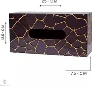 Boîte à mouchoirs en bois multicolore de la meilleure qualité porte-serviettes accessoires de table faits à la main écologiques pour hôtels restaurants - Product Image 2