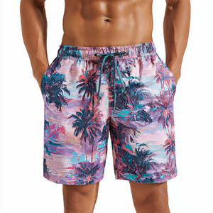 Shorts de Baño Sublimados 100% Poliéster, Ligeros, de Verano, para Hombre, Impermeables, de Secado Rápido y Transpirables - Product Image 5