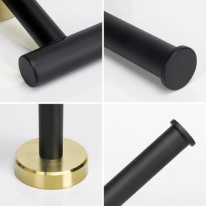 Elegant Home Decor Bathroom <b>Paper</b> Dispenser Gold Wall Mounted Holder Minimalist Toilet Accessory Premium Home Fixture Bathroom - Product Image 2