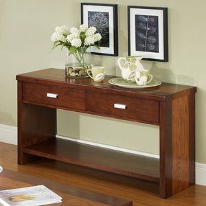 Mesa Consola de Madera Comercial, Mueble Profesional para Hotel, Restaurante, Oficina, Recepción, Entrada, Sala de Estar, Decorativa - Product Image 1