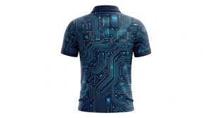 เสื้อเชิ้ตผู้ชายคุณภาพพรีเมียม ผ้าถักโพลีเอสเตอร์กันยับ สำหรับใส่เล่นกีฬา ลดราคา - Product Image 3