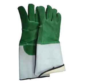 Guantes de Soldador de Cuero Vacuno de Primera Calidad, Resistentes al Calor, para Trabajo Industrial Pesado - Product Image 3