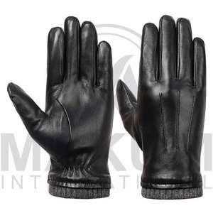 High Quality Leather Winter Gloves Waterproof Snow Heated Gloves Customized Winter Gloves For Men - Product Image 3