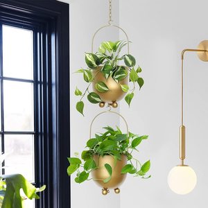 Ganchos Metálicos para Plantas con Cadena, Modernos Ganchos Colgantes para Interiores y Exteriores, para Pared y Techo - Product Image 3