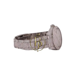Montre de luxe pour femme Briva, bracelet carré en acier inoxydable, mouvement à quartz analogique, chiffres verts, cadran en cristal saphir, écologique - Product Image 2