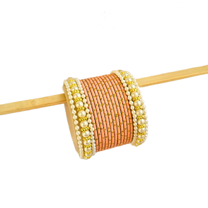 Women's Imitation Pearl <b>Wrap</b> Bracelet Set With Gold Plated Beads Classic Style Jewelry <b>Gift</b> - Product Image 1