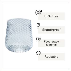 [Holar] Gobelets en plastique transparents réutilisables de 14 oz, fabriqués à Taïwan, pour événements extérieurs et bistrots (vente en gros) - Product Image 2