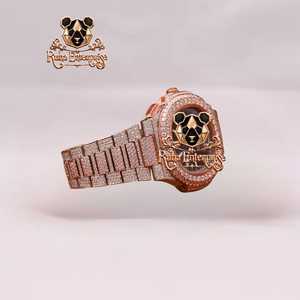 นาฬิกาโลหะคลาสสิกพร้อมหน้าปัดแสดงวันที่แบบมีกรอบและสายพับแบบปลอดภัย - Product Image 2