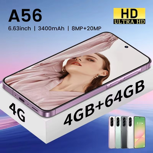 Smartphone A56 4G double SIM débloqué, prix usine, charge rapide, nouveau modèle, grand écran, téléphones mobiles CDMA LTE - Product Image 1