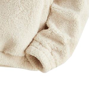 Veste en polaire sherpa zippée pour homme de haute qualité, style tendance, coupe régulière, moelleuse, respirante, écologique pour l'hiver - Product Image 4