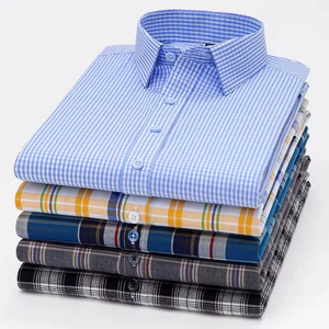 Camisas de Oficina para Hombre, al por Mayor de Fábrica, de Alta Calidad, Transpirables, Ecológicas, de Franela, de Secado Rápido, Sin Plancha, Antiarrugas, Lisas, con Botones - Product Image 6