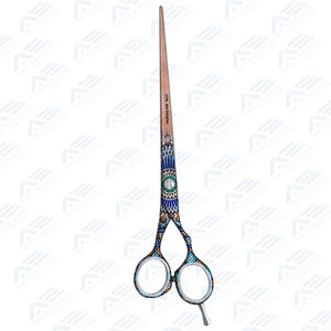 Tijeras Profesionales Curvas de Titanio Dorado para Adelgazar el Pelo de Mascotas, Tijeras para Peluquería Canina, Productos para el Cuidado de Mascotas - Product Image 3