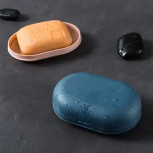 Support à Savon 3 Pièces en Acier Inoxydable Réutilisable pour la Maison, Voyage, Rangement Portable, avec Couvercle - Product Image 4