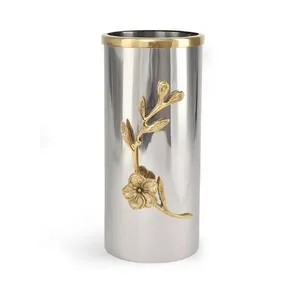 Luxury Wedding Decorative Stainless Steel Iron Handmade Eco-Friendly Coastal Design Flower <b>Vase</b> for Premium Celebration Styling - Product Image 1