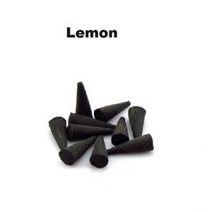 Cônes d'encens naturels au citron Fourniture en gros de cônes d'encens de meilleure marque (noir) - Product Image 1