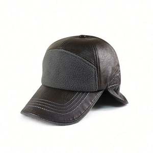 Gorra de Béisbol de Alta Calidad para Hombre, Negra, Ajustable, para Otoño e Invierno, Venta al Por Mayor, OEM - Product Image 3
