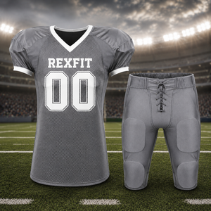 Uniforme de Fútbol Americano Personalizado y Conjunto de Pantalones Integrados, Ropa Deportiva Transpirable de Malla, Sublimada, Fabricada por Rexfit - Product Image 6